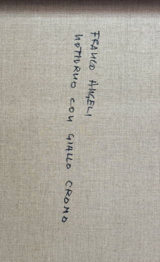 Notturno con giallo cromo